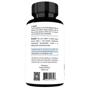 Pharma Grow GROW 360 Hair Vitamins Suplemento para la Caída y fortalecimiento del Cabello para Hombres - Pharma Grow