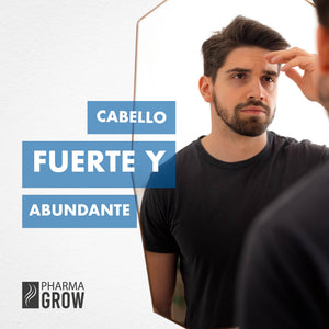 Beneficios - GROW 360 Hair Vitamins Suplemento para la Caída y fortalecimiento del Cabello para Hombres - Pharma Grow Labs. Envíos a todo México.