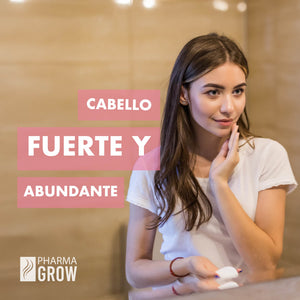 Propiedades - GROW 360 Hair Vitamins | Suplemento para la Caída y Fortalecimiento del Cabello para Mujeres - Pharma Grow Labs. Envíos a todo México.
