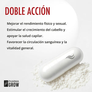 Pharma Grow HardGrow Tadalafil + Minoxidil, Vitalidad, Rendimiento y Crecimiento Capilar para Hombres - Pharma Grow