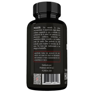 Información - HardGrow Tadalafil + Minoxidil, Vitalidad, Rendimiento y Crecimiento Capilar para Hombres - Pharma Grow Labs. Envíos a todo México.