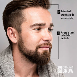 Kit 3 pzs | Pharma Grow Minoxidil 5 mg Oral para el Crecimiento y fortalecimiento de Cabello para Hombre - Pharma Grow