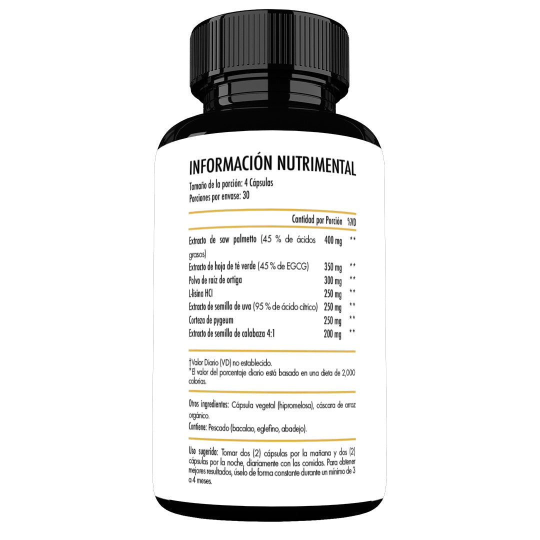 Pharma Grow DHT Blocker Fortalece el Cabello y Detiene la Caída Para Hombre y Mujer - Pharma Grow