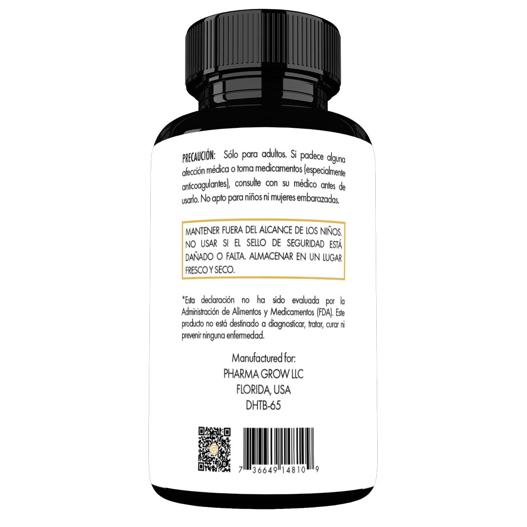 Pharma Grow DHT Blocker Fortalece el Cabello y Detiene la Caída Para Hombre y Mujer - Pharma Grow