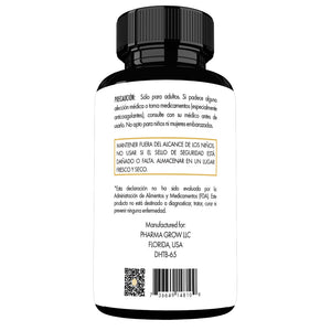 Pharma Grow DHT Blocker Fortalece el Cabello y Detiene la Caída Para Hombre y Mujer - Pharma Grow