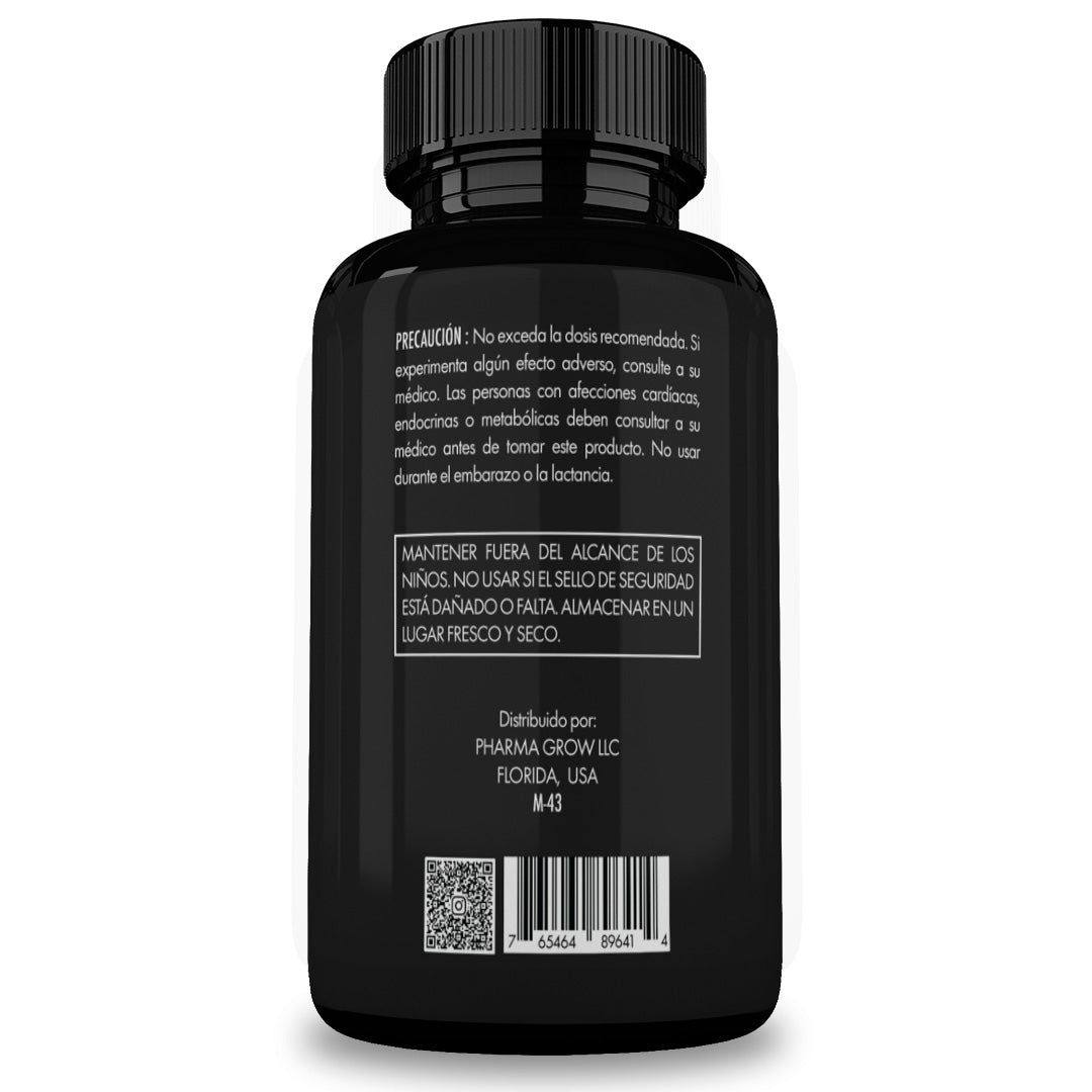 Kit 3 pzs | Pharma Grow Minoxidil 5 mg Oral para el Crecimiento y fortalecimiento de Cabello para Hombre - Pharma Grow