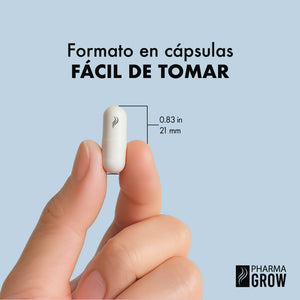 Cápsula - GROW 360 Hair Vitamins Suplemento para la Caída y fortalecimiento del Cabello para Hombres - Pharma Grow Labs. Envíos a todo México.