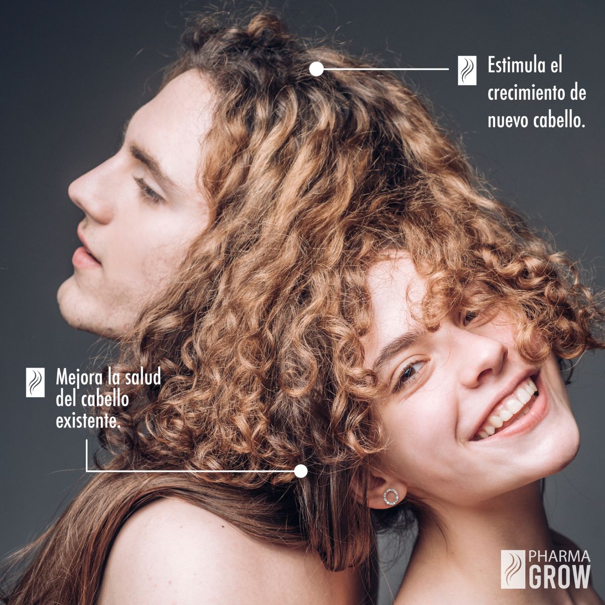 Beneficios - Kit Completo para el Crecimiento y Fortalecimiento del Cabello Minoxidil 5% con Biotina (Solución Tópica) + Minoxidil 2.5% + Biotina 2.5% (90 Cápsulas) - Pharma Grow Labs. Envíos a todo México.