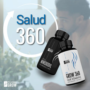 Pharma Grow Kit Minoxidil 2.5 mg + Hair Vitamins Grow 360 Men - Pharma Grow