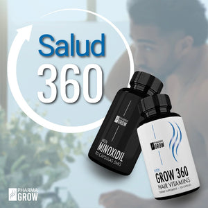 Pharma Grow Kit Minoxidil 5 mg + Hair Vitamins Grow 360 Men - Pharma Grow