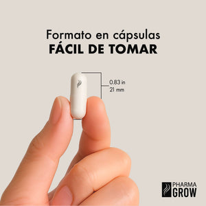 Cápsula - DHT Blocker Fortalece el Cabello y Detiene la Caída Para Hombre y Mujer - Pharma Grow Labs. Envíos a todo México.