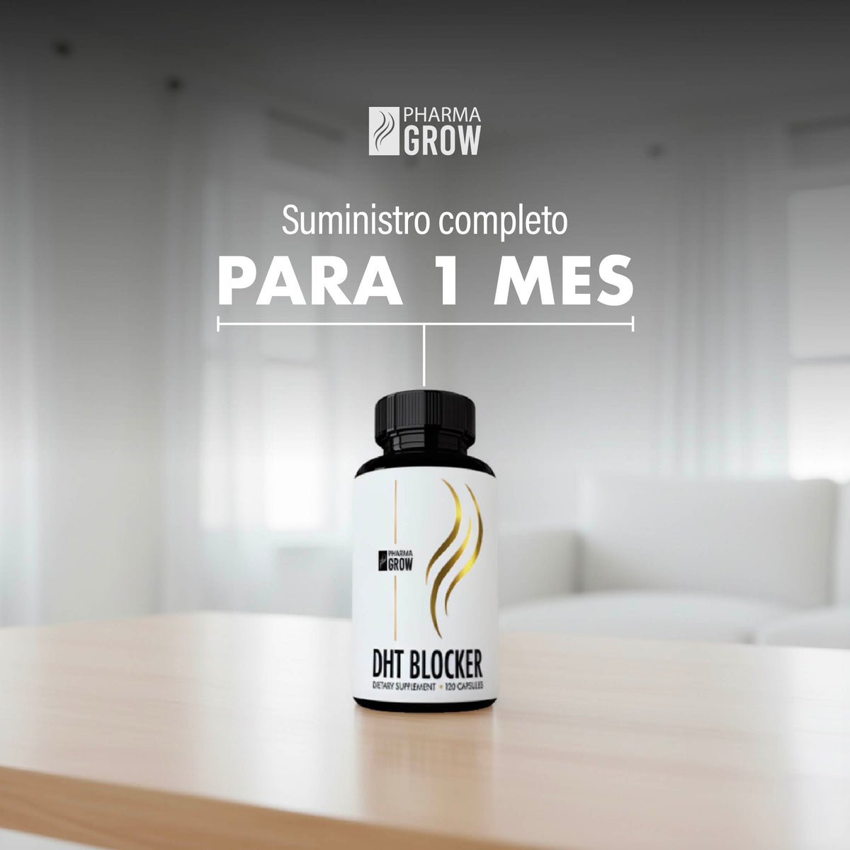Suministro - DHT Blocker Fortalece el Cabello y Detiene la Caída Para Hombre y Mujer - Pharma Grow Labs. Envíos a todo México.