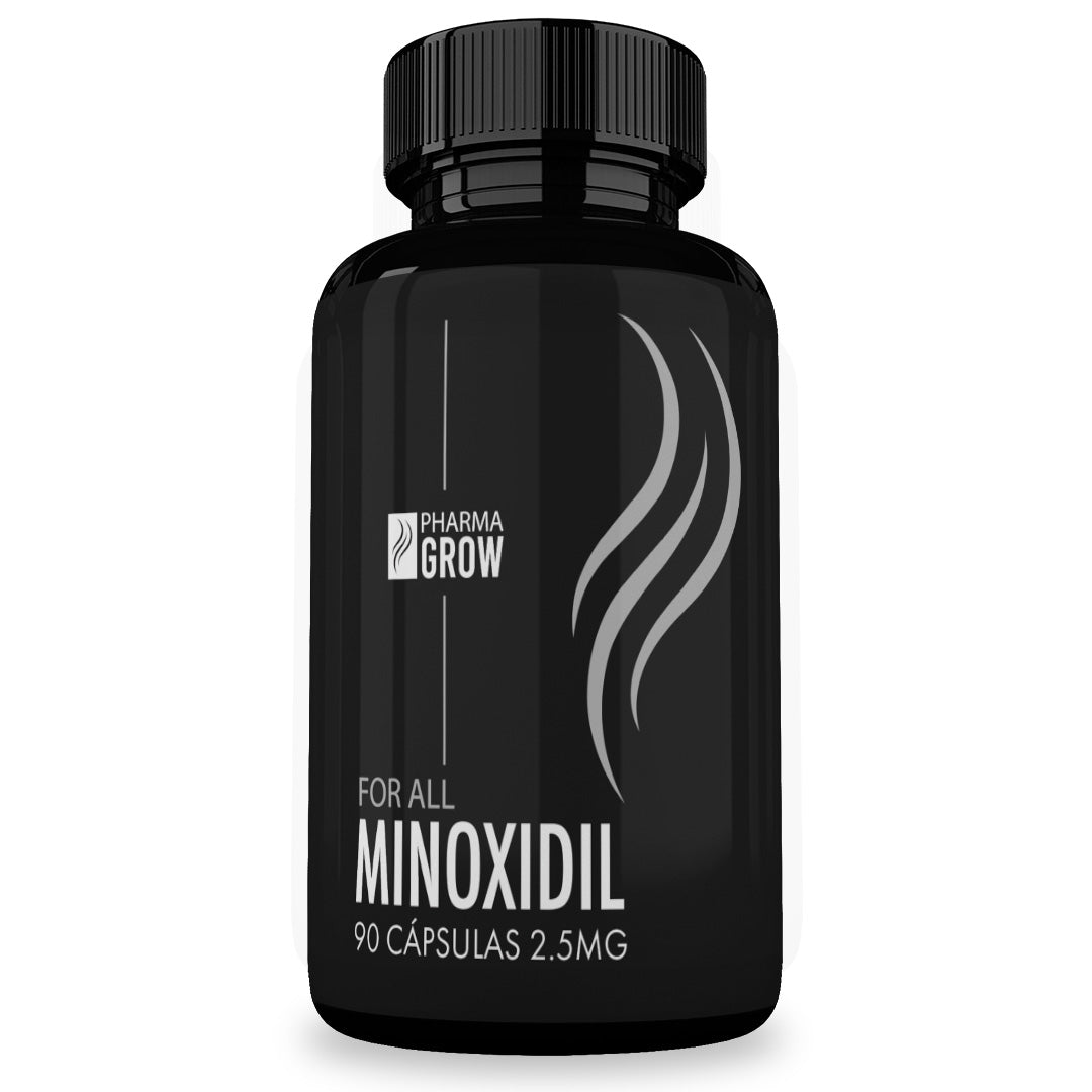 Minoxidil 2.5 mg Oral para el Crecimiento y fortalecimiento de Cabello para Hombre y Mujer - Pharma Grow Labs. Envíos a todo México.