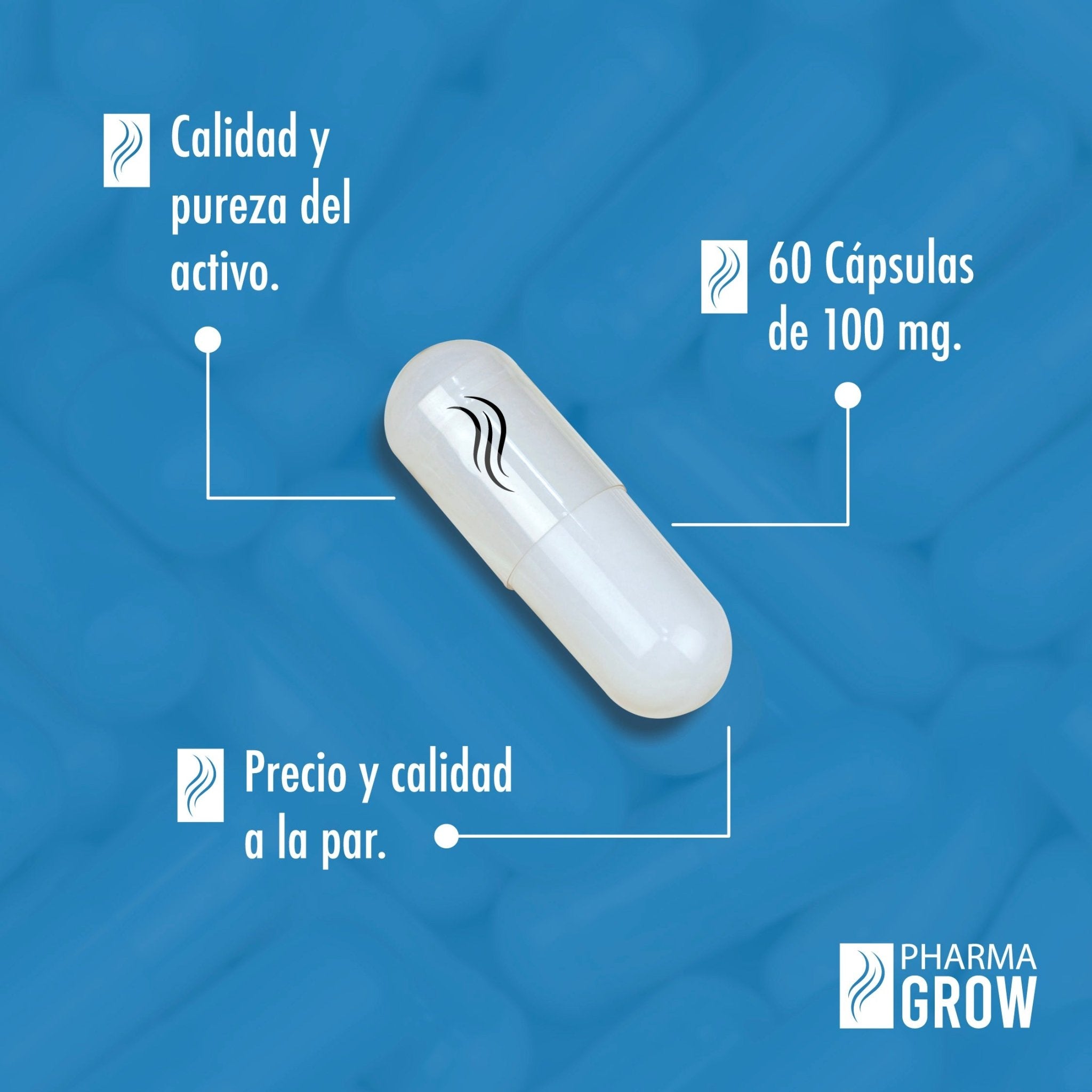 Pharma Grow Sildenafil 100 mg con 60 Cápsulas | Viagra Genérico - Pharma Grow Labs. Envíos a todo México.