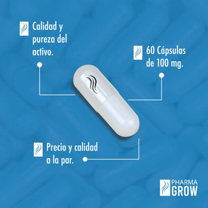 Pharma Grow® Sildenafil 100 mg con 60 Cápsulas Viagra Genérico - Pharma Grow